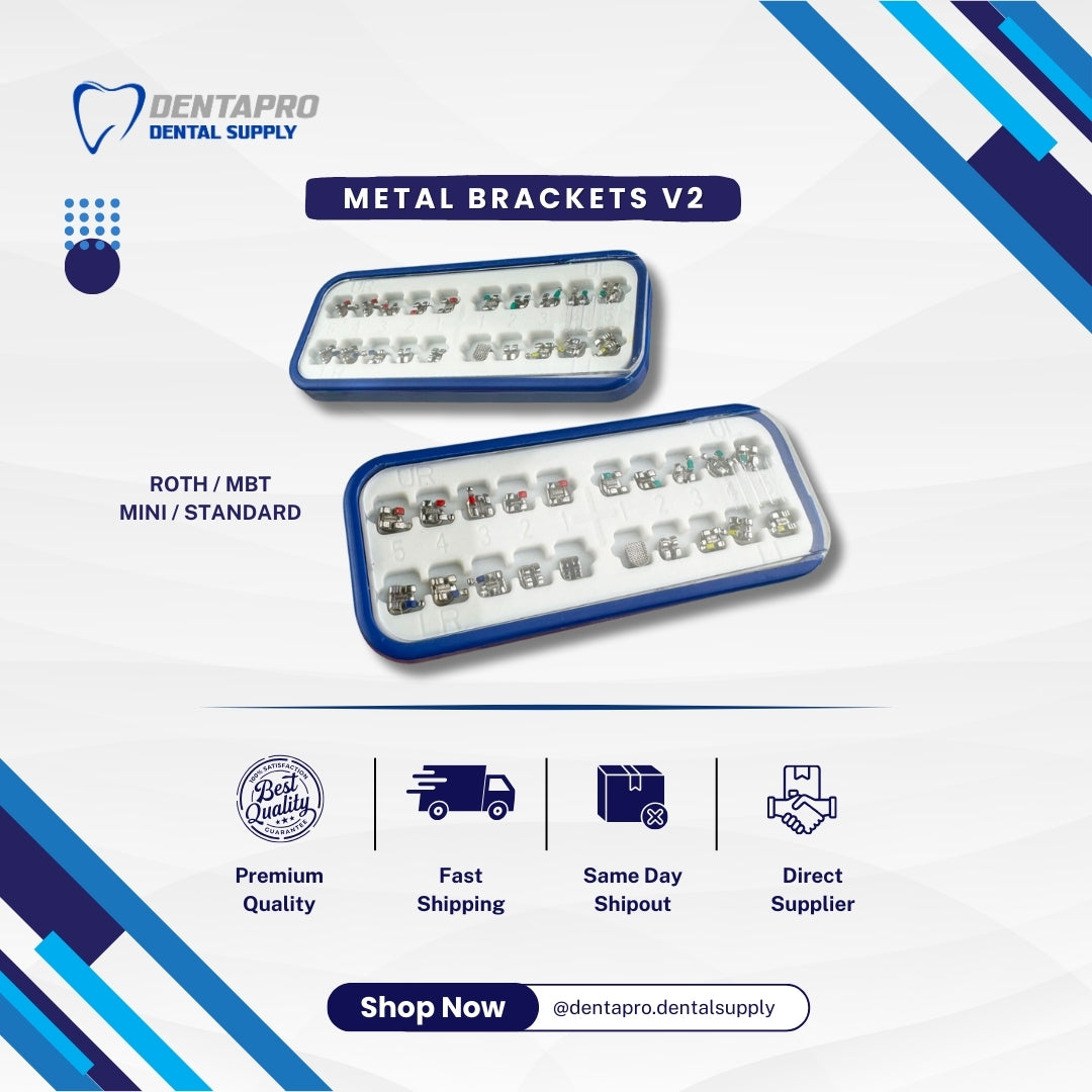 V2 Orthodontic Metal Bracket (345 hooks)