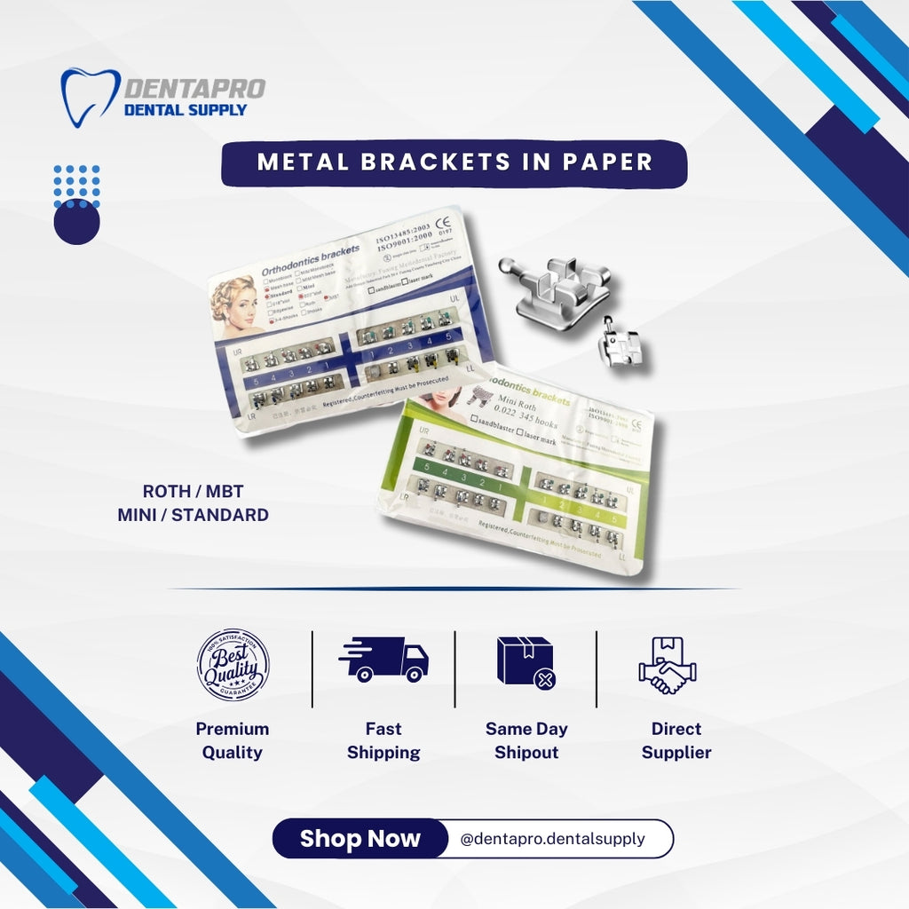 V3 Orthodontic Metal Bracket (345 hooks)