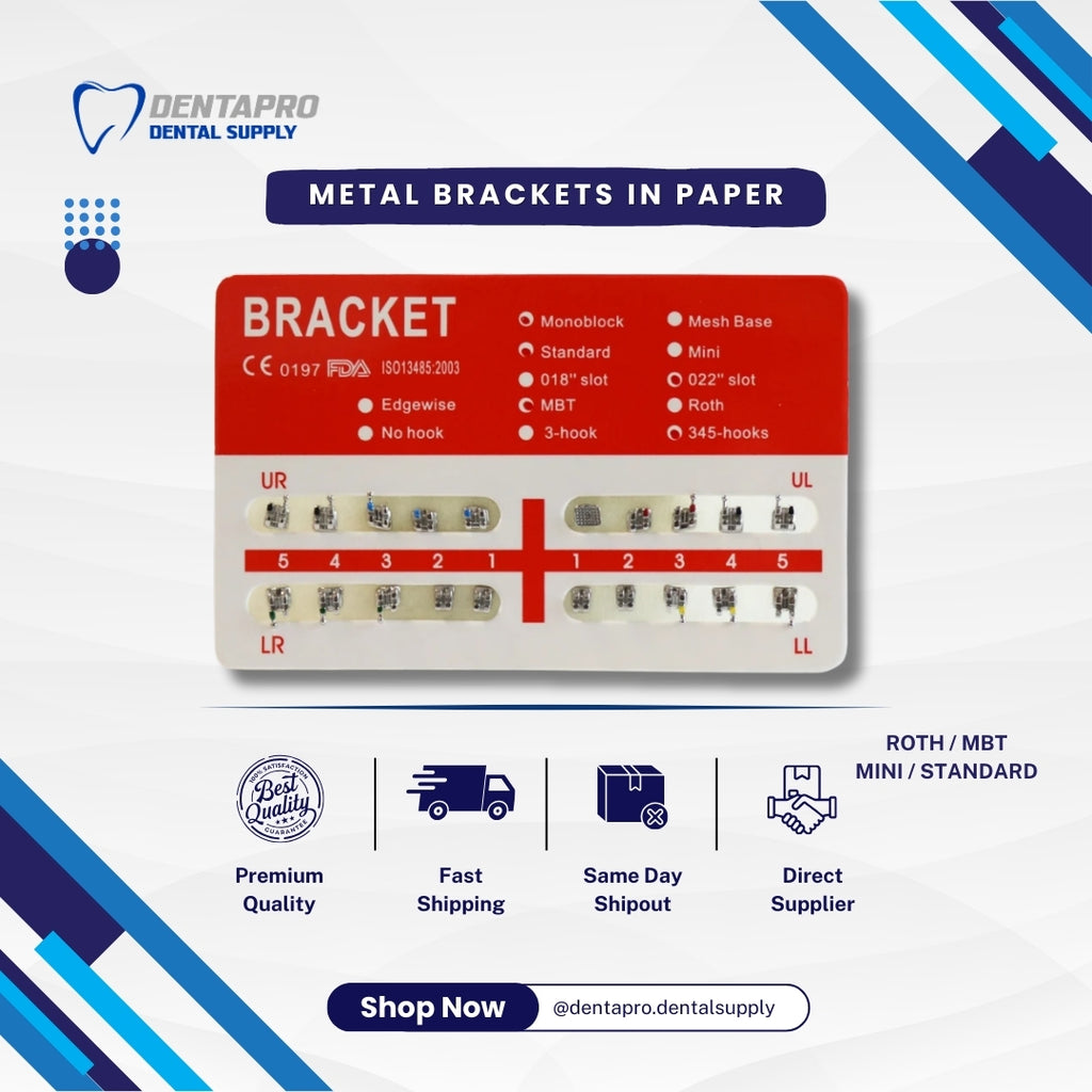 V3 Orthodontic Metal Bracket (345 hooks)