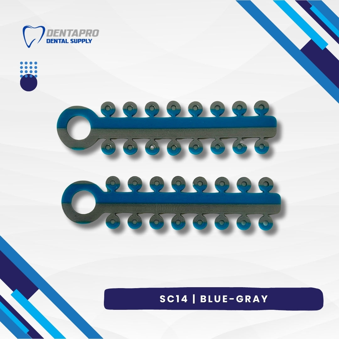 Dual Tone Ligature Elastic Rubber Ties