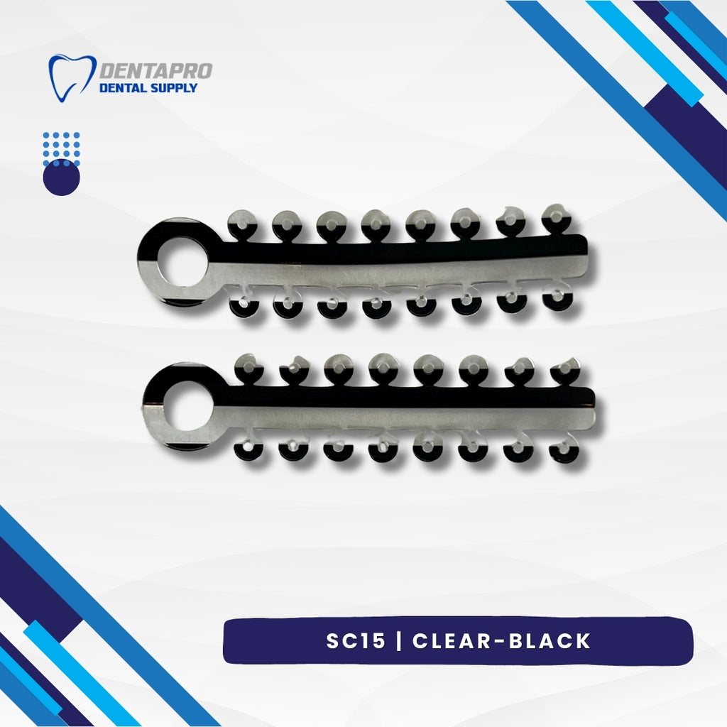 Dual Tone Ligature Elastic Rubber Ties