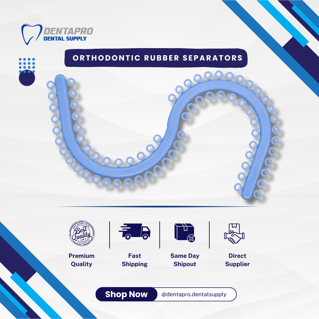 ORTHODONTIC RUBBER SEPARATORS