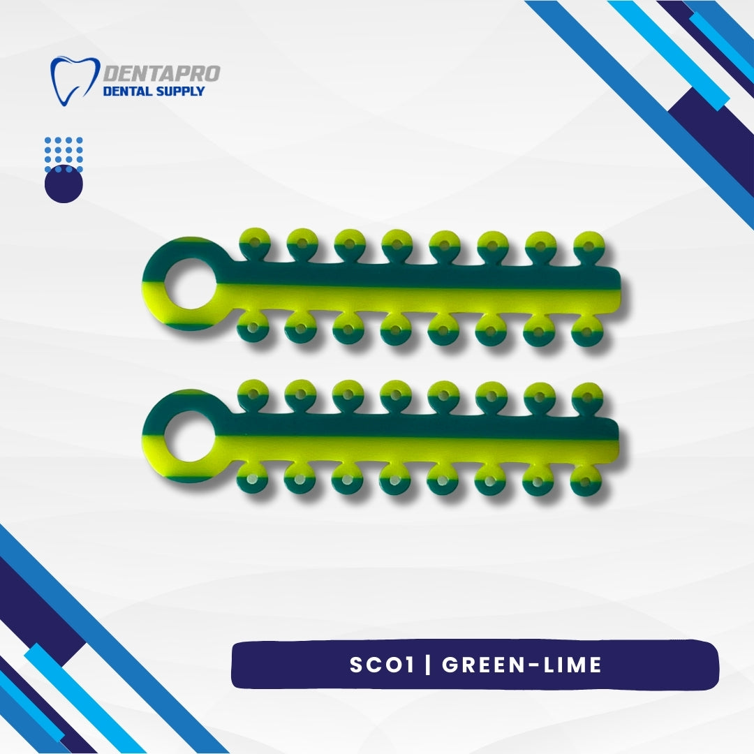 Dual Tone Ligature Elastic Rubber Ties