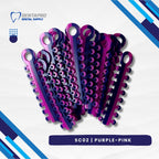 Dual Tone Ligature Elastic Rubber Ties