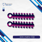 Dual Tone Ligature Elastic Rubber Ties