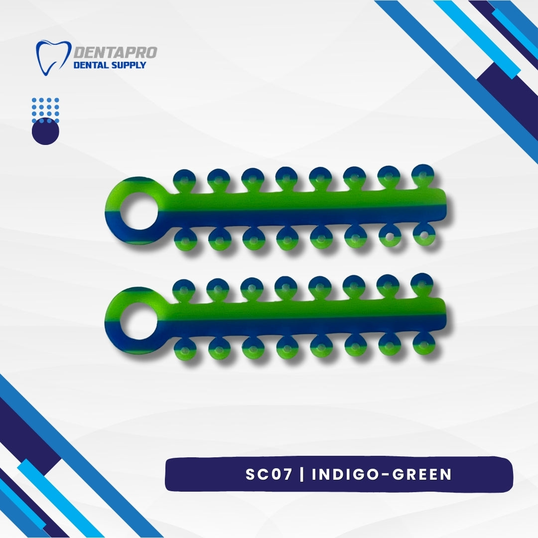 Dual Tone Ligature Elastic Rubber Ties