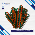 Dual Tone Ligature Elastic Rubber Ties