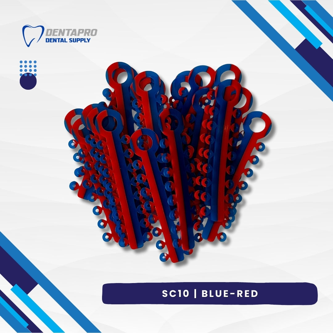 Dual Tone Ligature Elastic Rubber Ties