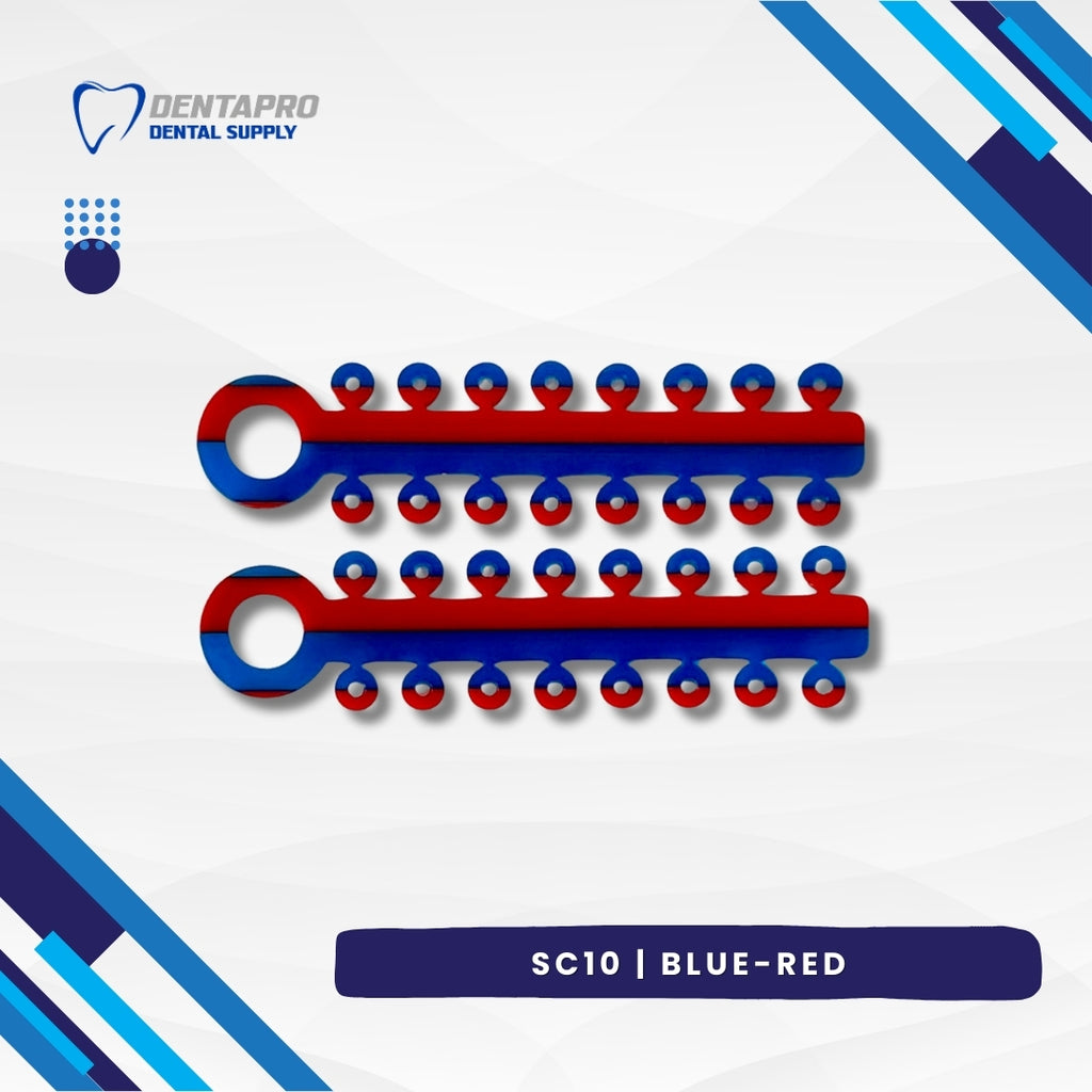 Dual Tone Ligature Elastic Rubber Ties