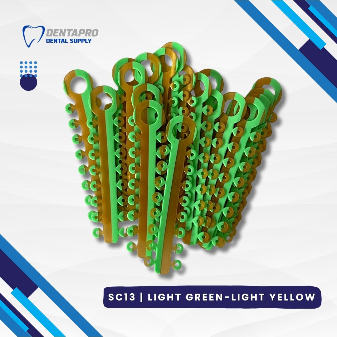 Dual Tone Ligature Elastic Rubber Ties