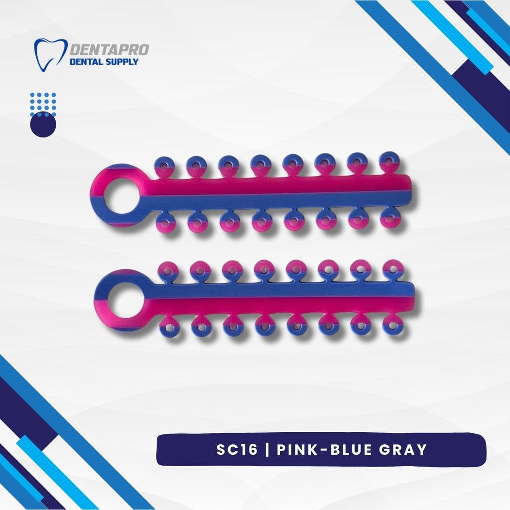 Dual Tone Ligature Elastic Rubber Ties