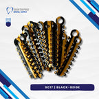 Dual Tone Ligature Elastic Rubber Ties