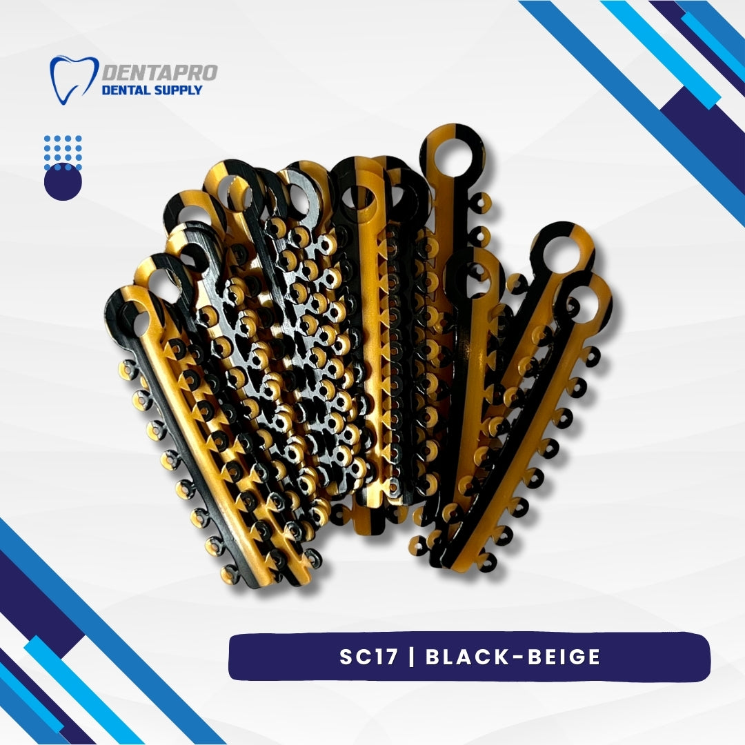 Dual Tone Ligature Elastic Rubber Ties