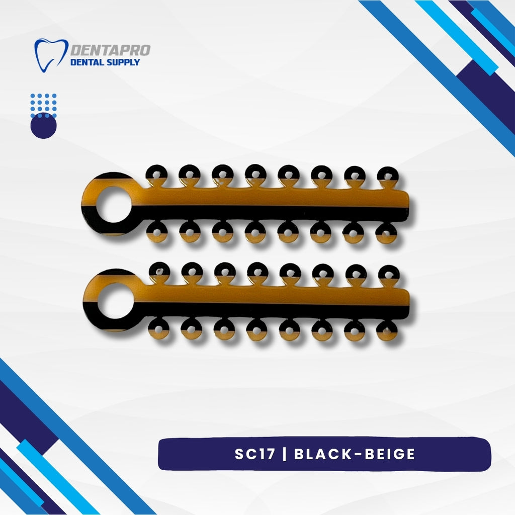 Dual Tone Ligature Elastic Rubber Ties