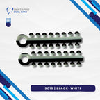 Dual Tone Ligature Elastic Rubber Ties