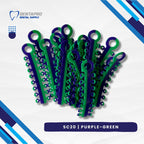 Dual Tone Ligature Elastic Rubber Ties